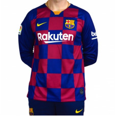 Резервная футболка Барселоны с длинным рукавом 2019-2020
