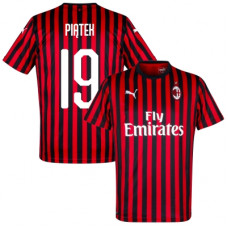 Футбольная форма Милана детская для домашних игр 2019-2020 Пентек 19