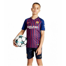 Барселона (Barcelona) домашняя форма для детей 2018-2019