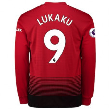 Футболка Манчестер Юнайтед домашняя сезон 2018/19 Лукаку 9 с длинными рукавами