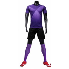 Футбольная спортивная форма для мужчин темно-фиолетовая