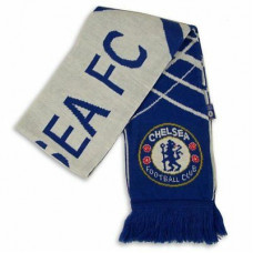 Вязаный шарф с эмблемой Челси
