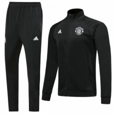 Спортивный костюм Манчестер Юнайтед черный с белым сезон 2019-2020