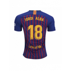Футболка с именем Альба Барселона домашняя сезон 2018/19