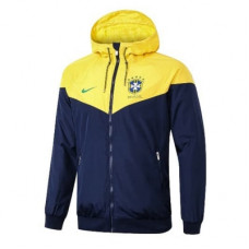 Куртка-ветровка сборной Бразилии желто-синяя сезон 2019-2020