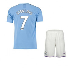 Комплект формы Манчестер Сити домашняя 2019/20 (футболка+шорты) Стерлинг 7
