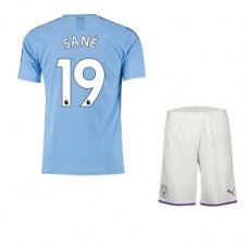 Форма Манчестер Сити домашняя 2019/20 (футболка+шорты) Сане 19
