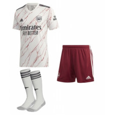 Арсенал (Arsenal) гостевая форма 2020-2021 (футболка+шорты+гетры)