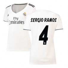 Реал Мадрид Футболка женская домашняя сезон 2018/19 Серхио Рамос 4