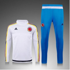 Тренировочный костюм сборная Колумбии бело-голубой сезон 2016-2017