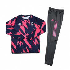 Реал Мадрид тренировочный костюм сине-розовый 2020/2021