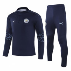 Манчестер Сити тренировочный костюм темно-синий 2020/2021