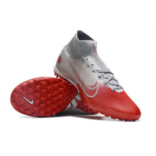 Футзалки Nike Superfly 8 Academy с носком красно-серые