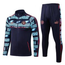 Манчестер Сити спортивный костюм 2022-2023 сине-бирюзовый