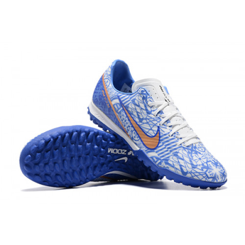 Сороконожки Nike Air Zoom Mercurial Vapor XV Academy бело-голубые