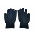Сборная Португалии перчатки вязаные сенсорные чёрные