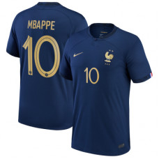 Сборная Франции домашняя футболка 2022-2023 Мбаппе 10
