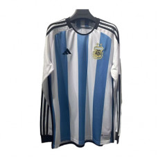Сборная Аргентины домашняя футболка 2022-2023 с длинным рукавом