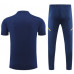 Спортивный костюм Аякс с синим поло сезон 2022-2023