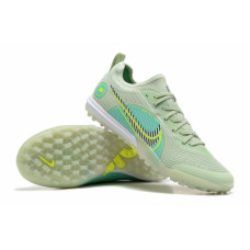 Сороконожки Nike Zoom Vapor 14.5 Pro бежево-зелёные