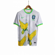 Сборная Бразилии футболка специальная с попугаями 2022-2023 белая