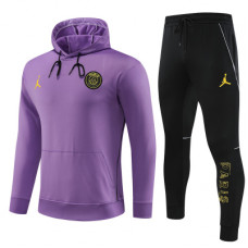 ПСЖ детский спортивный костюм с капюшоном 2023-2024 фиолетовый