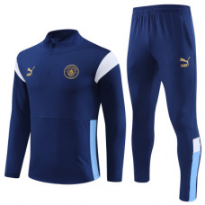 Манчестер Сити детский тренировочный костюм 2023-2024 синий
