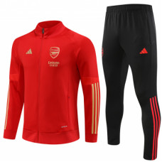 Арсенал детский спортивный костюм 2023-2024 красный с золотым
