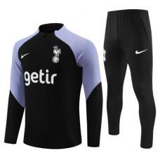 Тоттенхэм детский тренировочный костюм 2023-2024 чёрно-фиолетовый