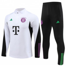 Бавария тренировочный костюм 2023-2024 бело-чёрный