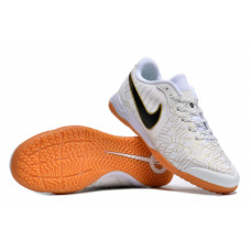 Футзалки Nike Tiempo Legend 10 Soccer Cleats белые с золотом