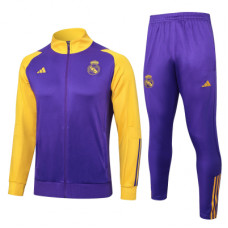Реал Мадрид спортивный костюм 2023/24 фиолетово-жёлтый