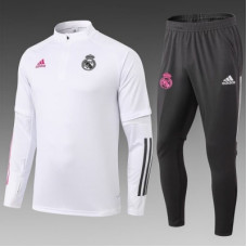 Реал Мадрид тренировочный костюм бело-черный сезон 2020-2021