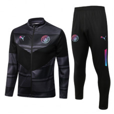 Манчестер Сити спортивный костюм 2022-2023 чёрно-серый